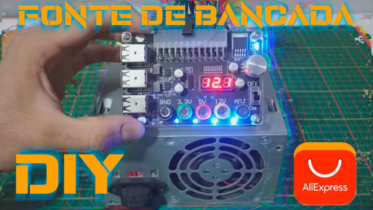 Fontes de Bancada DIY | Alimentação Versátil para Projetos Eletrônicos