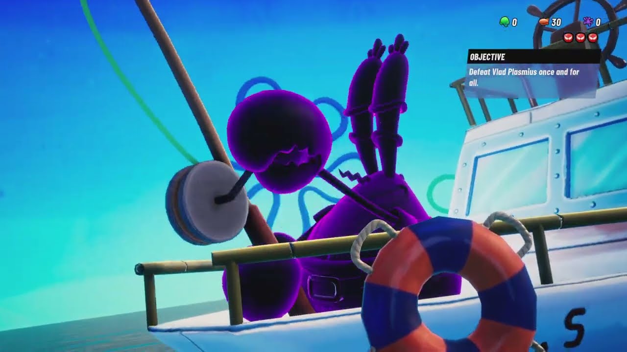 Campaign Run (Mr. Krabs) - Nick All Star Brawl 2