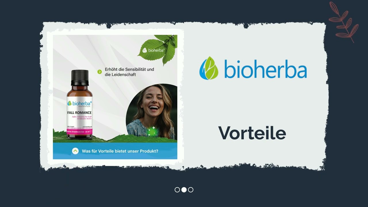 🍂 Fall Romance Duftkomposition &ndash; Nat&uuml;rliche &auml;therische &Ouml;le von Bioherba 🌿