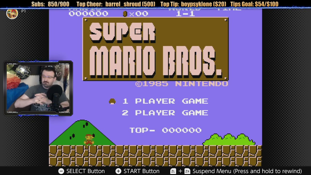 Birthday Blowout 2021: Super Mario Bros. Challenge Run pt1