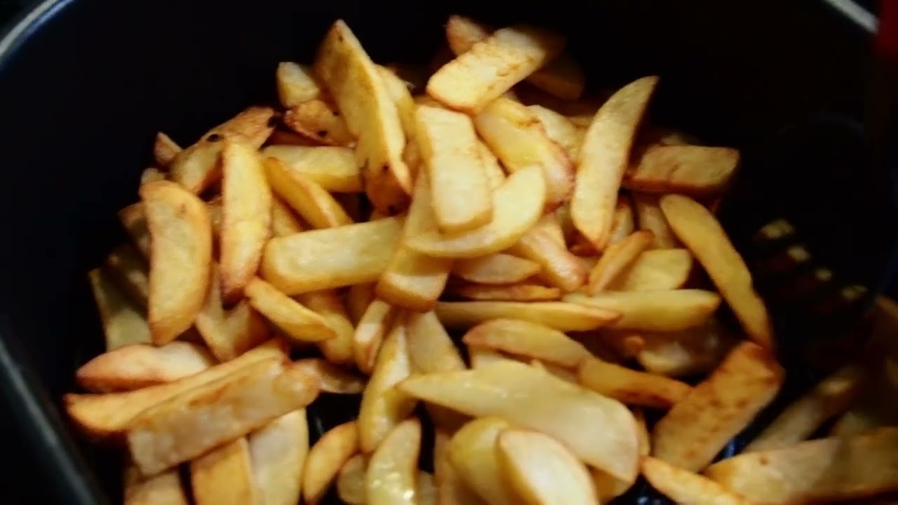 Frytki beztłuszczowe z frytkownicy Tefal FW201815
