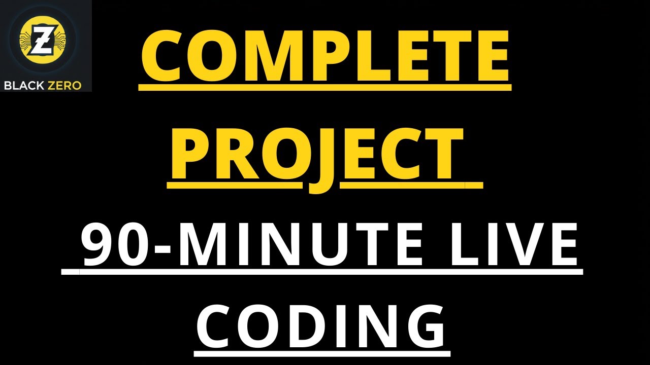Build a Complete Website with HTML Only! 🚀 90-Minute Live Coding Session