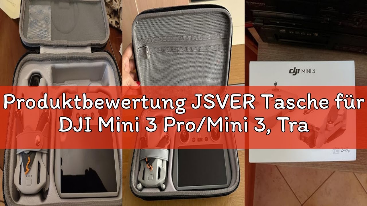 Produktbewertung JSVER Tasche für DJI Mini 3 Pro/Mini 3, Tragetasche kompatibel mit DJI Mini 3 Pro C
