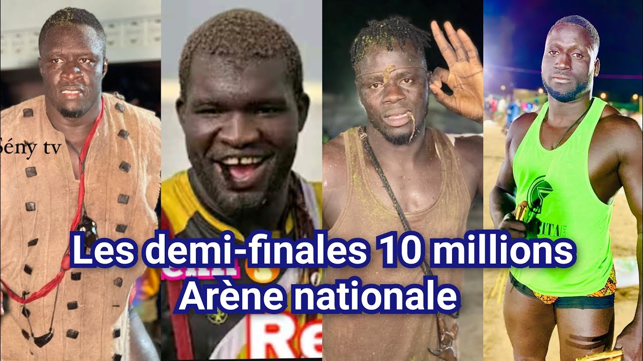 Les demi-finales lourds lamb 10 millions arène nationale: Ngagne Sène et Paul Manta s’imposent
