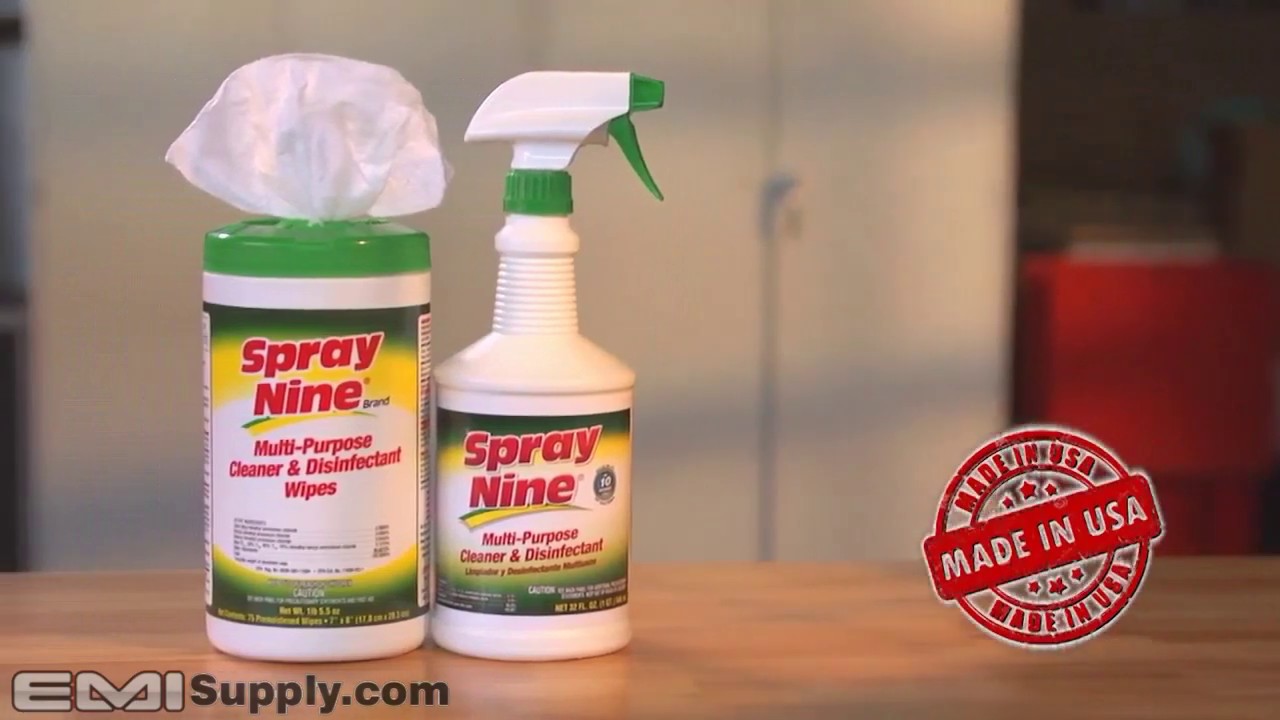 SPRAY NINE Multi purpose Cleaner & Disinfectant