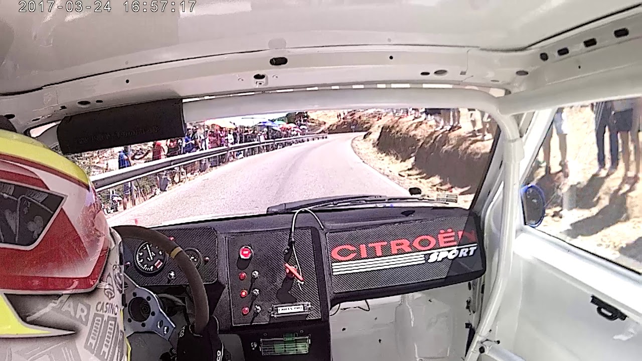 On board Jesús d. Jiménez citroen ax a1/2 Subida Montoro 2019
