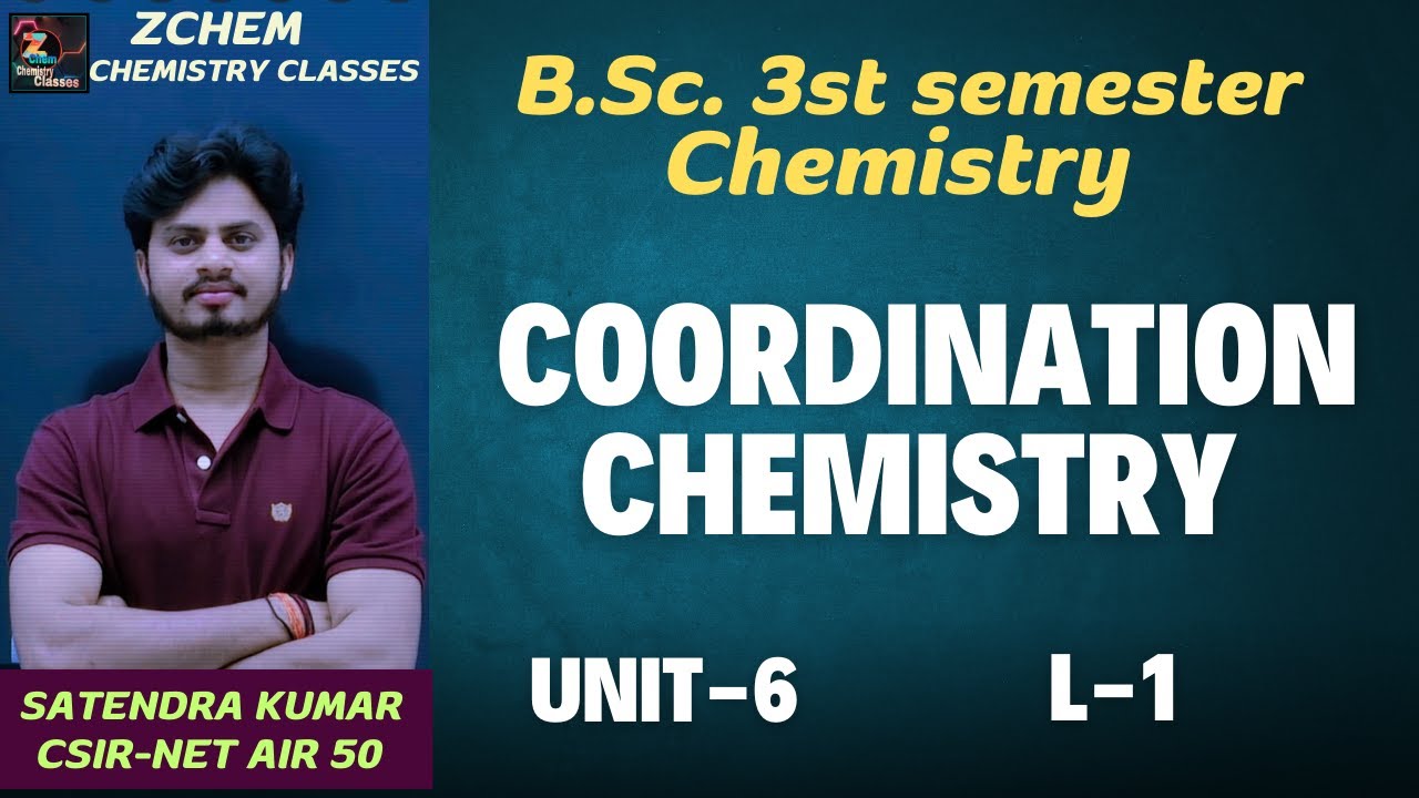 (L1) B.Sc. 3rd semester chemistry unit 6 || Coordination Chemistry || Double salt #coordination #bsc