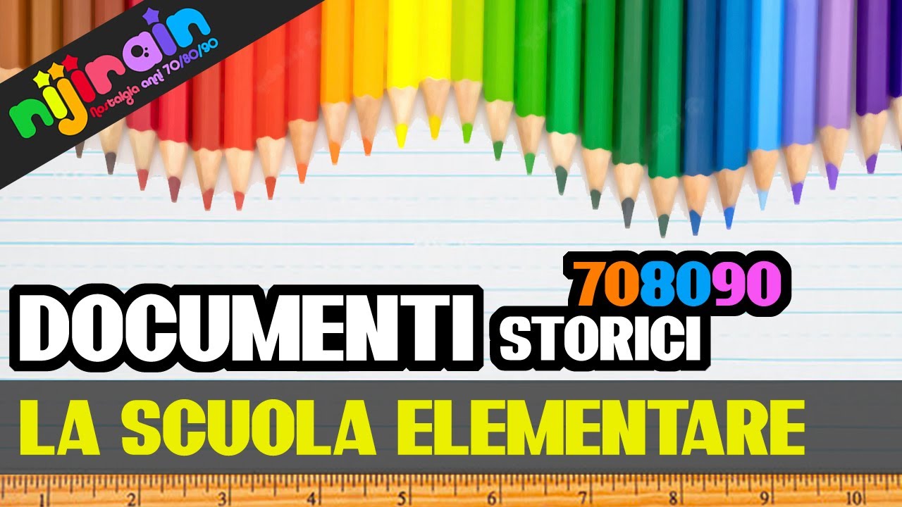 LA SCUOLA ELEMENTARE - Documenti Storici anni 70/80/90 by Nijirain