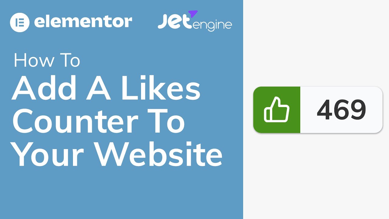 Likes Counter Tutorial (Elementor Pro & JetEngine)