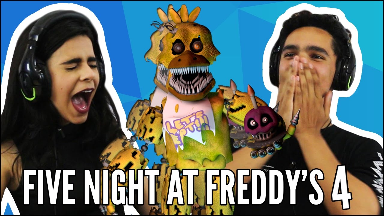 JOVENS REAGEM A GAMES: FIVE NIGHTS AT FREDDY'S 4