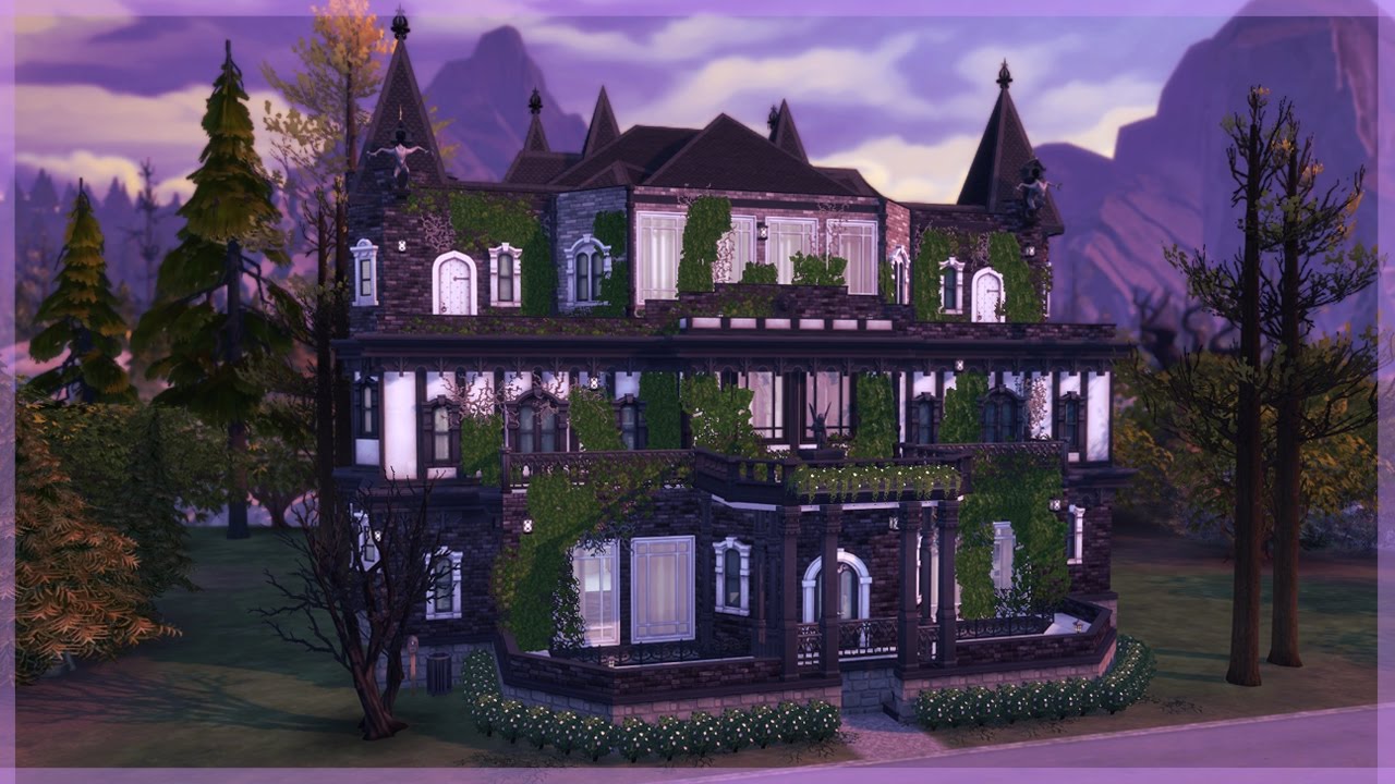 The Sims 4 Vampires | House Build | The Dark Palace