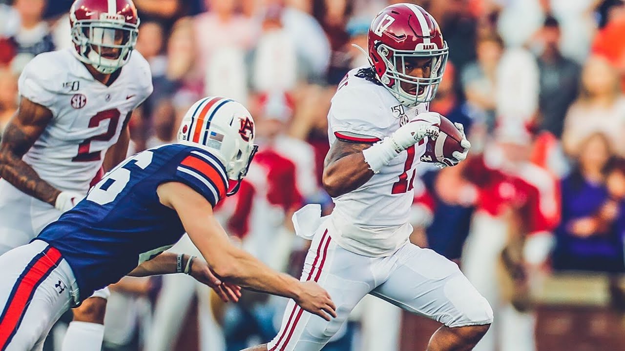 Jaylen Waddle Highlights vs Auburn || 4 TD, 230 YDS, 4 REC || &ldquo;House Call&rdquo;