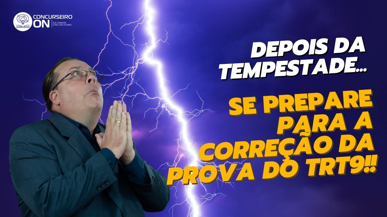 TRT-9 Paraná - Correção da Prova de Técnico Judiciário. Questões da FCC (Fundação Carlos Chagas)