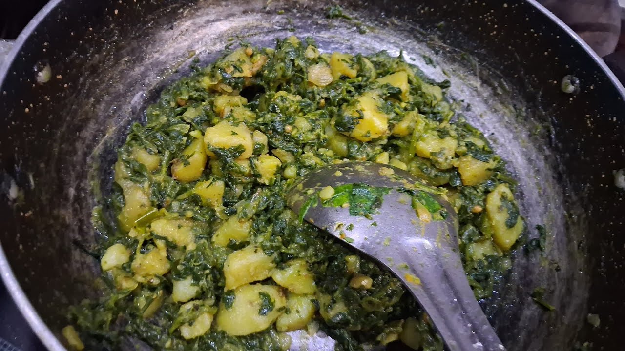 Aloo Palak ki sabzi Asi Apna Kabi nhi khayi hogi 
