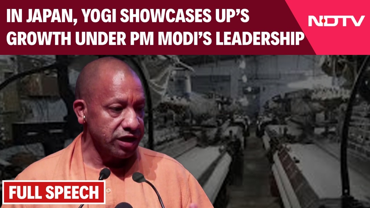 Yogi Tokyo Speech | CM Yogi Touts Uttar Pradesh&rsquo;s Rise While Addressing Indian Diaspora In Japan