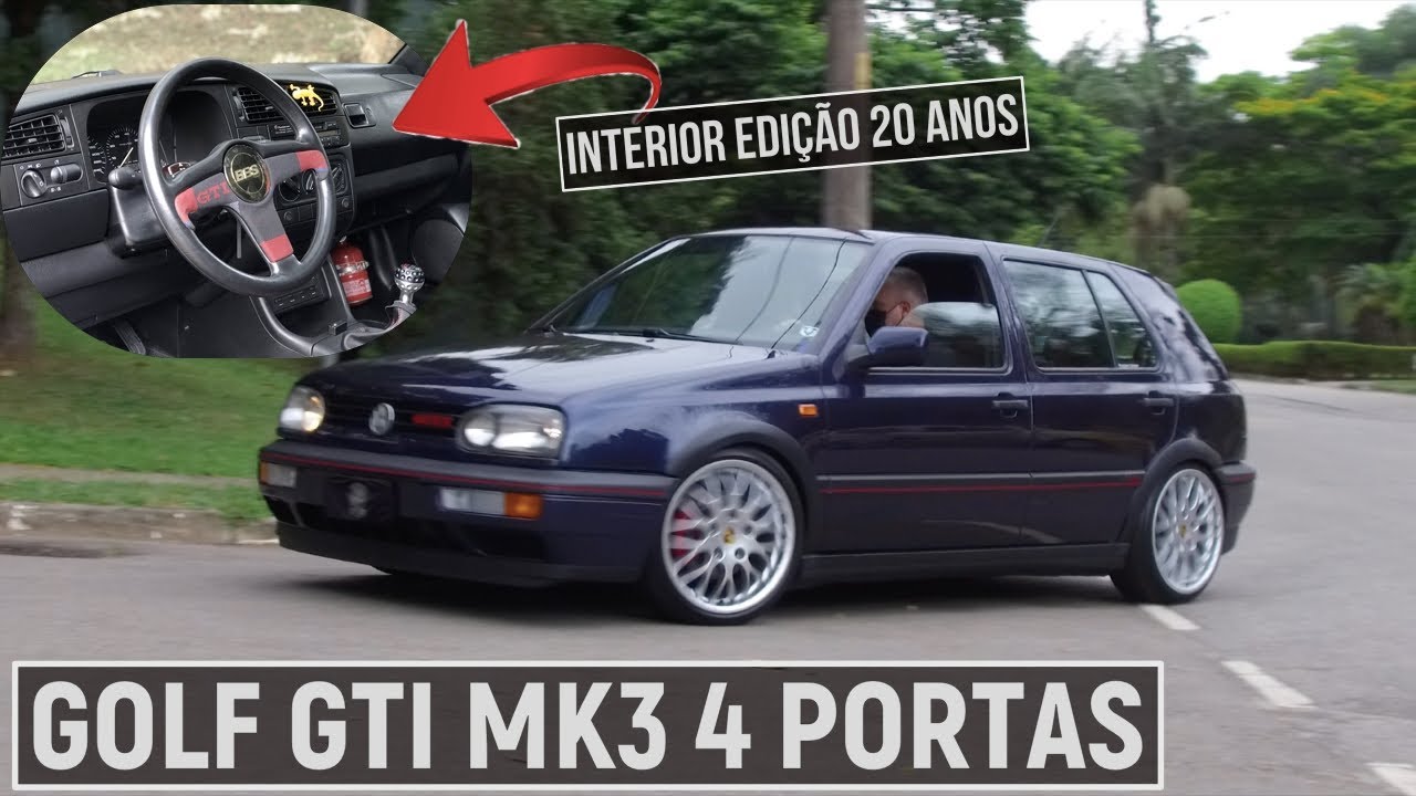 GOLF GTI MK3 4 PORTAS NO BRASIL? Conheça a história desse exemplar único | Garagem do Bellote TV