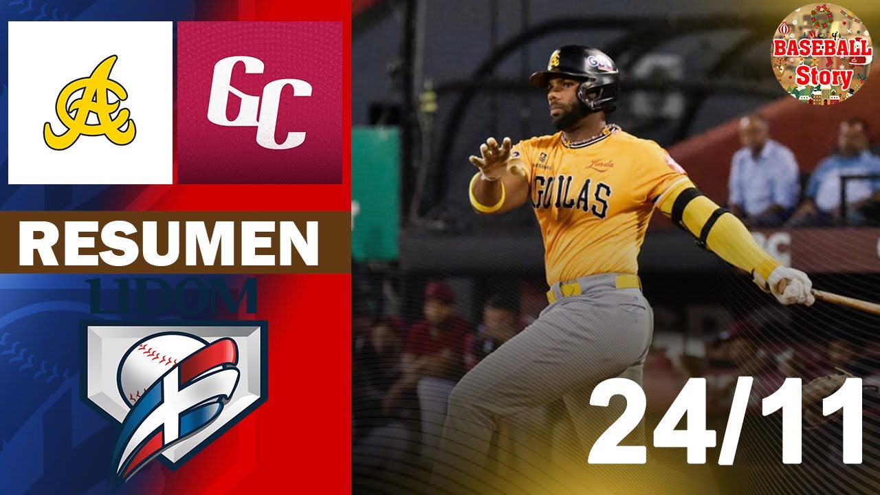 Resumen: &Aacute;guilas Cibae&ntilde;as Vs. Gigantes del Cibao Serie Serie Regular (24/11/2025)