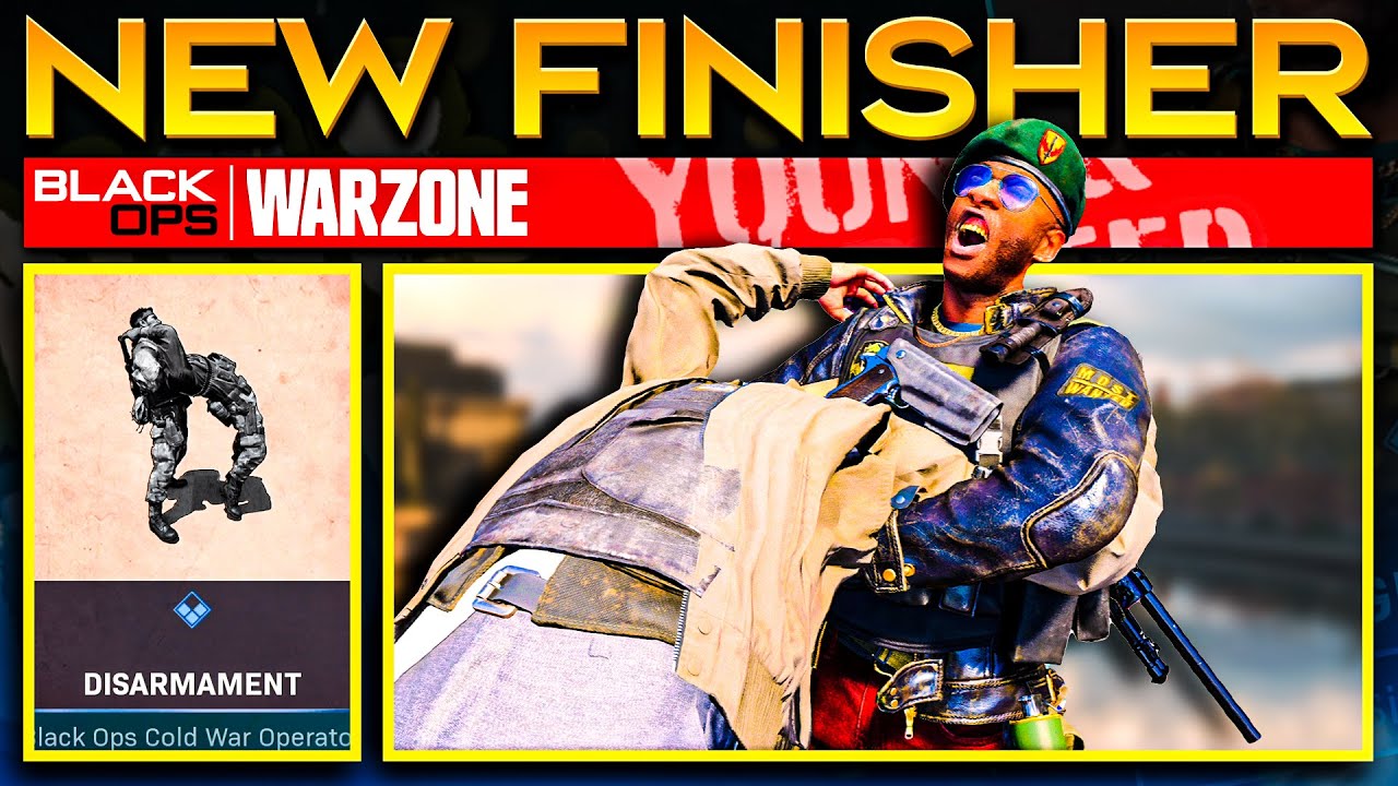 NEW YOUNG & GIFTED BUNDLE in BLACK OPS COLD WAR | DISARMAMENT FINISHER MOVE SHOWCASE (SIMS FINISHER)