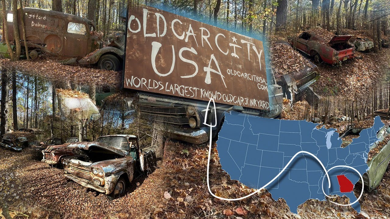 The Most BEAUTIFUL Graveyard on Earth? Exploring Old Car City.