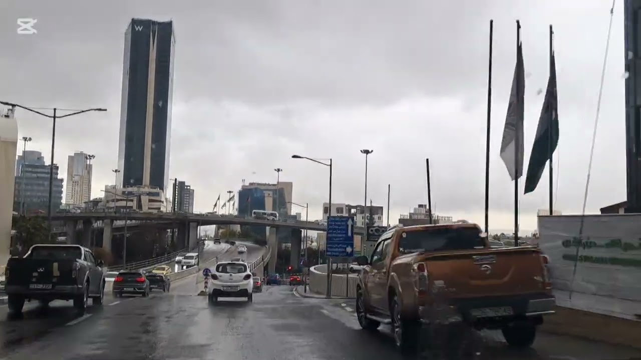 امطار في العاصمة عمان 3/2/2026