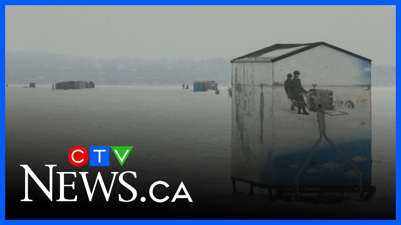 Ice fishers hitting the ice on Lake Simcoe