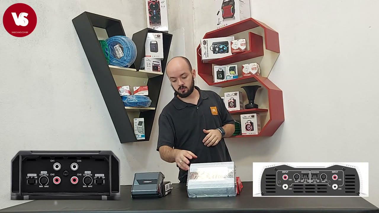SounDigital SD800x4 ou Taramps DS800x4 - Chacrinha Compara