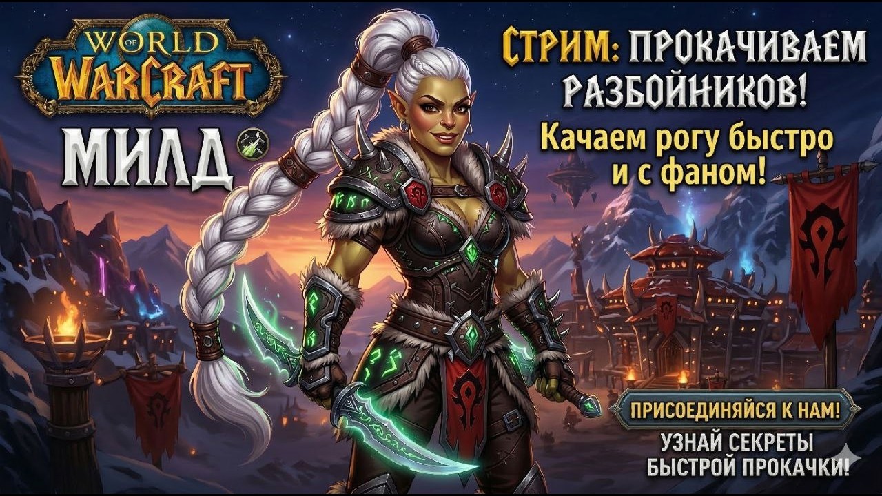 МИЛД играет в WOW TBC на Официалке Присоединяйся! Рога Прист Кайф