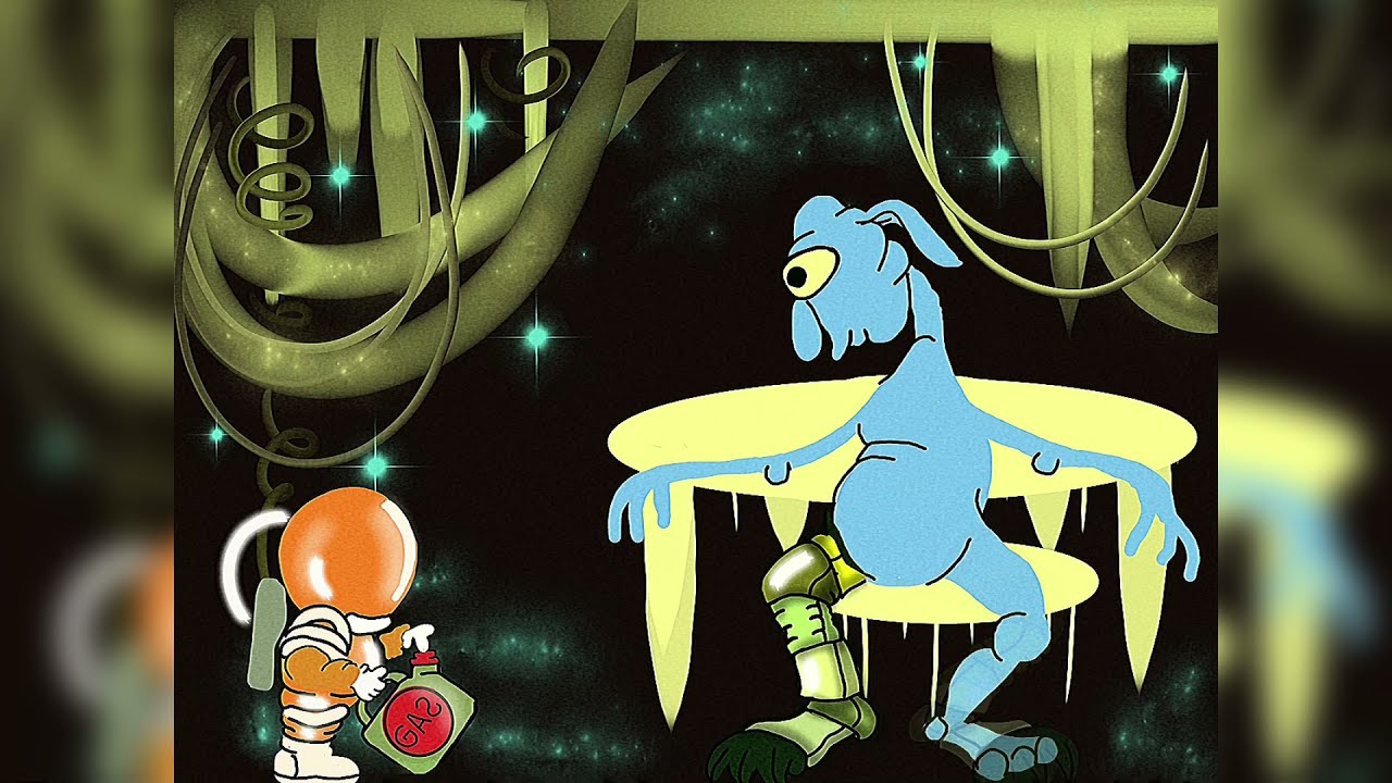 Author&rsquo;s animation  iArtbook animlation To the space l