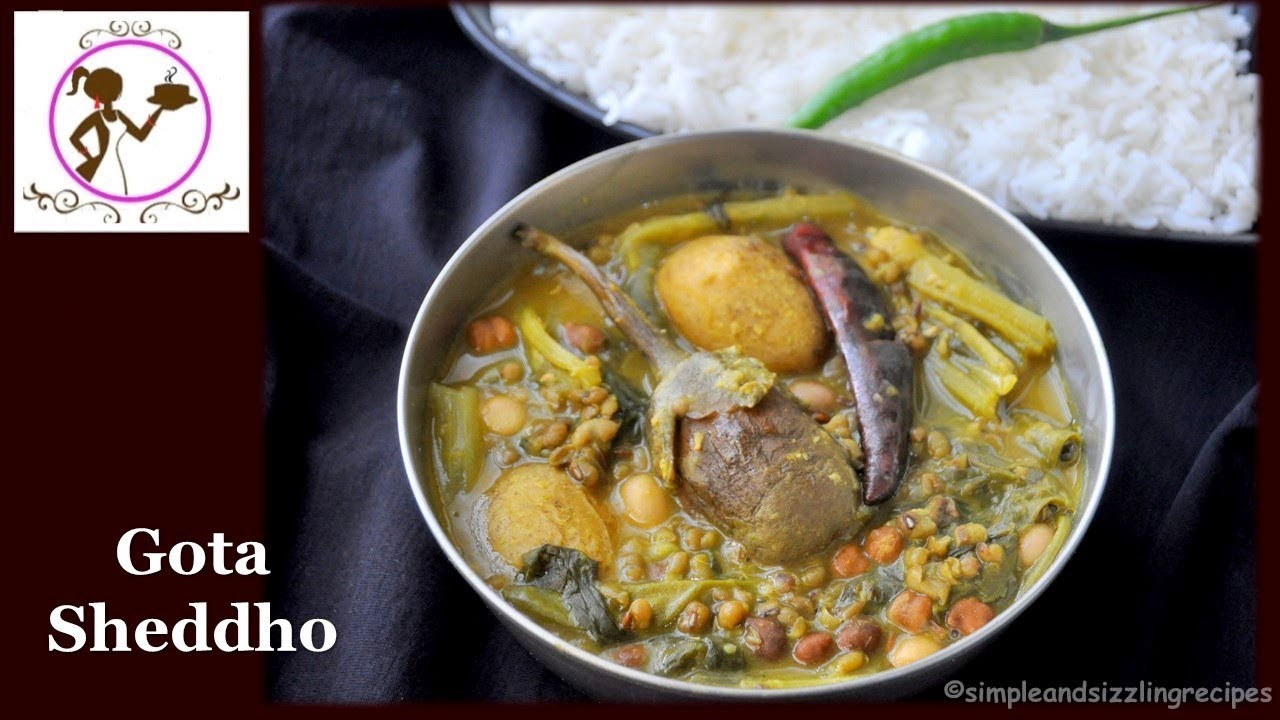 Gota Sheddho | Masala Gota | Saraswati Puja Special | Pure Veg | Boiled Mixed Vegetable Curry