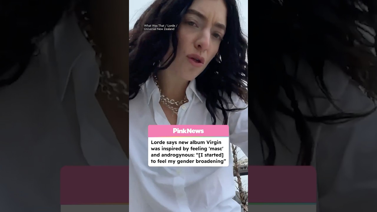 Lorde Reveals New Album Virgin Was Inspired By Feeling &lsquo;Masc&rsquo; And Androgynous #shorts #lorde #gender