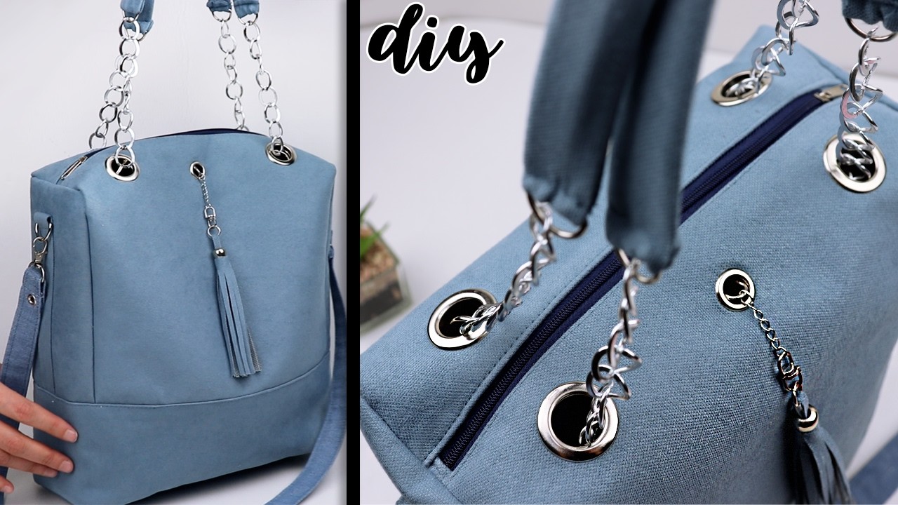 DIY Canvas Cloth Bag Sewing from Scratch Beginner Friendly tutorial