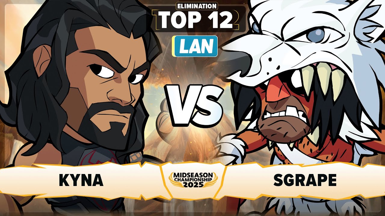 Sgrape vs Kyna - Elimination Top 12 - Midseason Championship 2025 - LAN 1v1