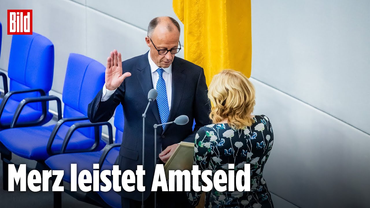 Bundeskanzler-Wahl: Friedrich Merz wird vereidigt