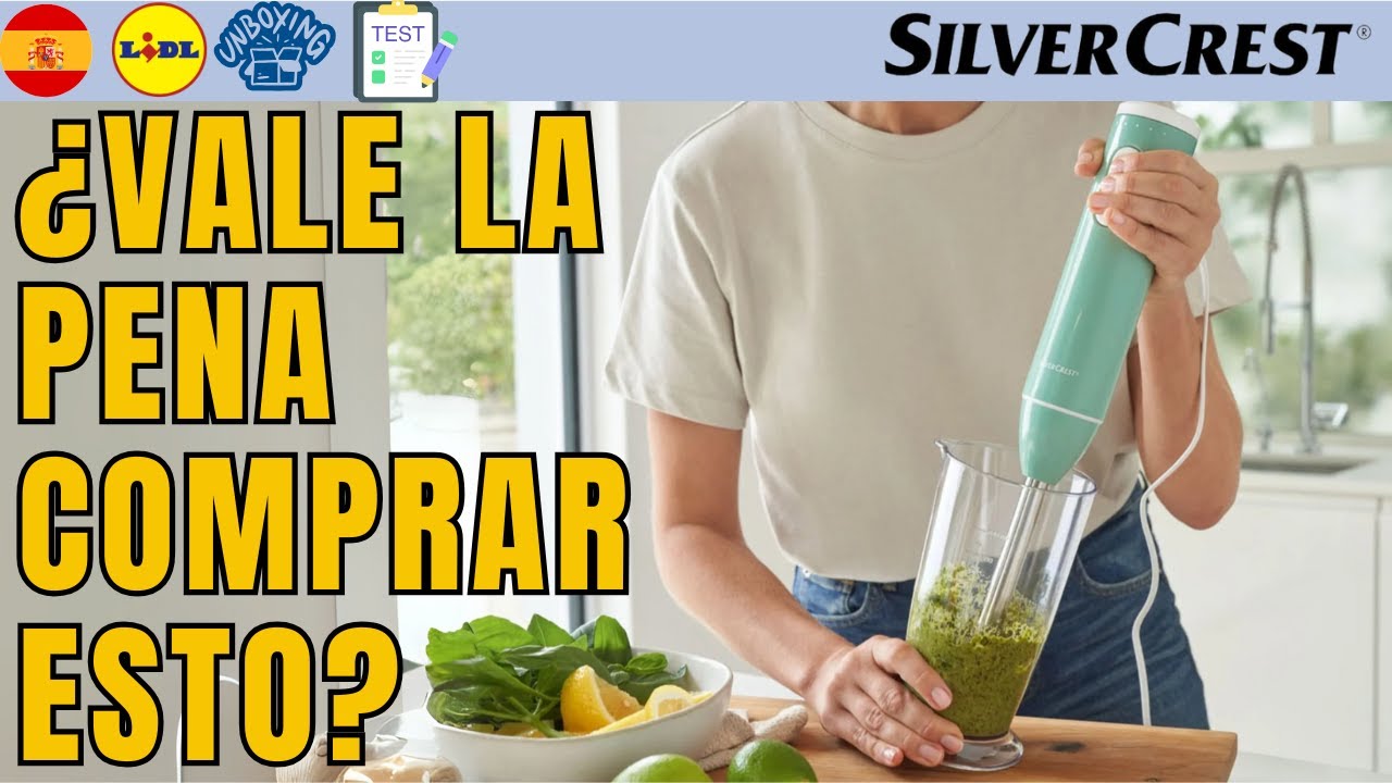 BATIDORA DE BRAZO CON ACCESORIOS SilverCrest SMSS 1000 A1 SSSH 600 B1 SSMD 1000 ESPA&Ntilde;A ESPA&Ntilde;OL LIDL