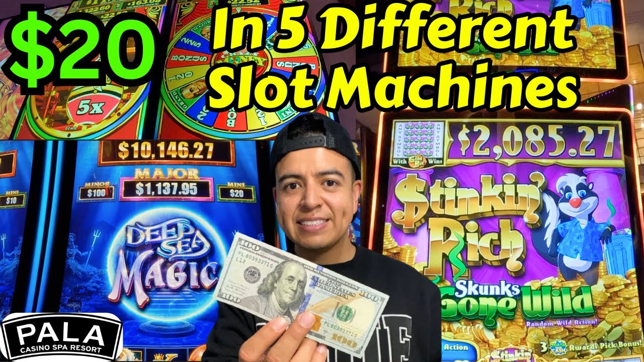 Pala Casino: $100 Strategy Playing $20 In Different Slot Machines (How Long Will My $100 Last?)