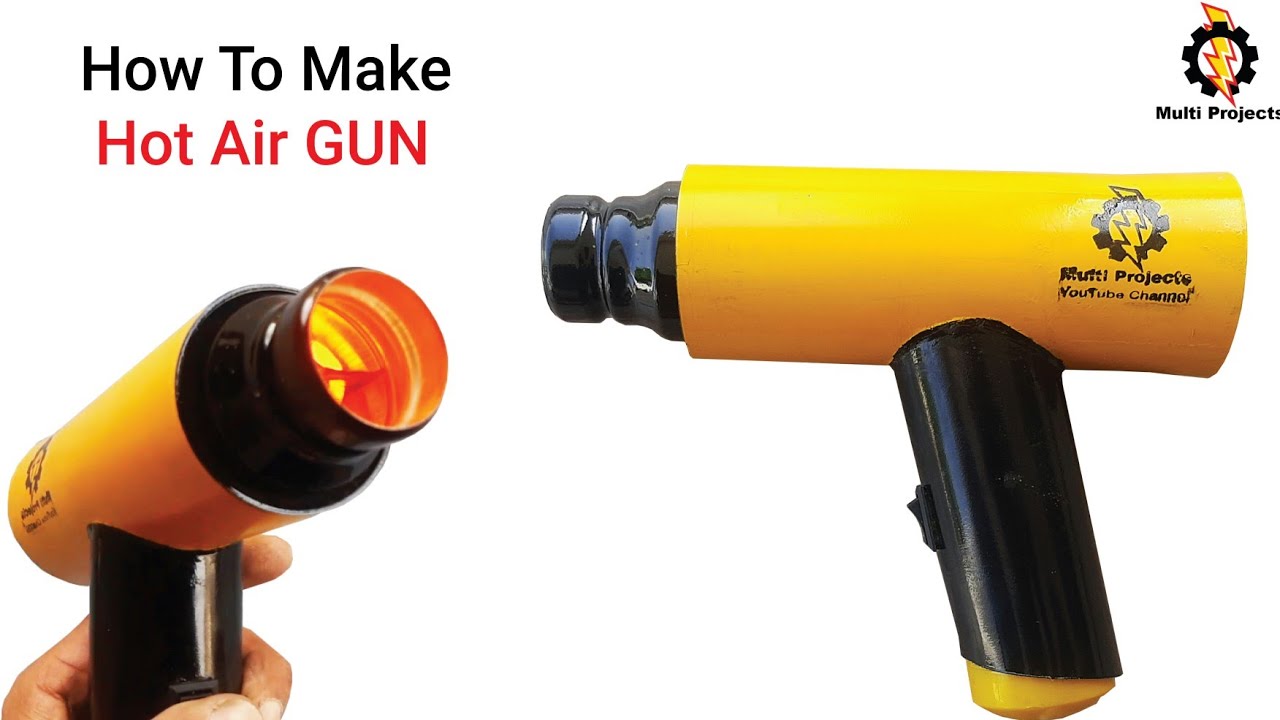 How To Make Hot Air Gun | Homemade Heavy Duty Heat Gun