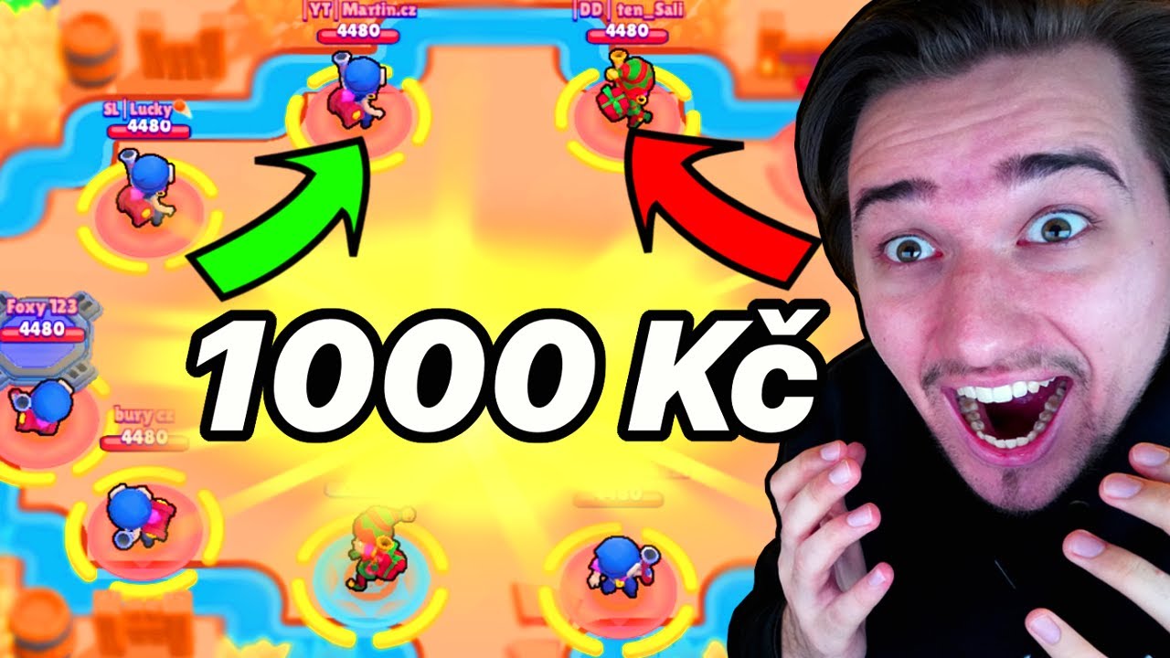 EXTRÉMNÍ VYBÍJENÁ O 1000 Kč! | Brawl Stars