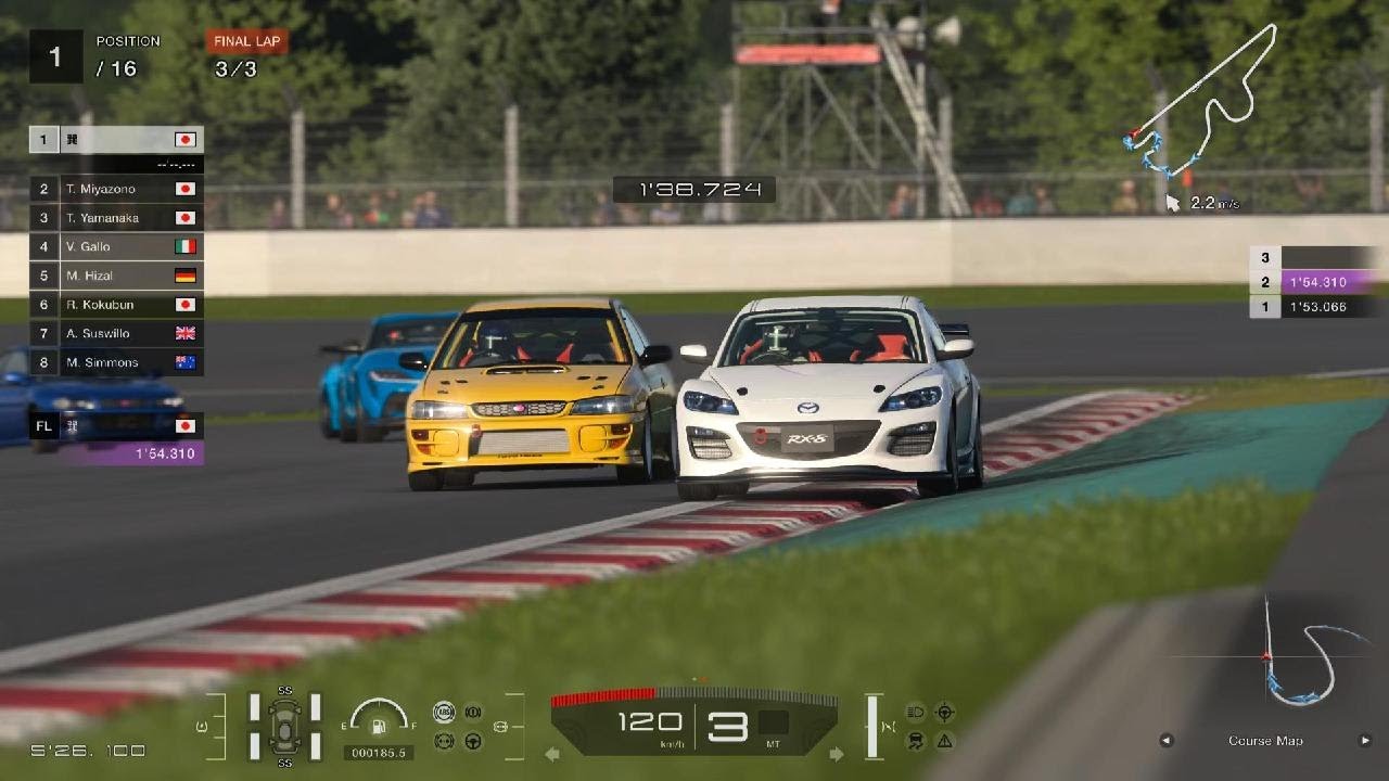 グランツーリスモ 7 「アジア・オセアニア選手権」Rd.2 富士スピードウェイ RX-8 Spirit R '12