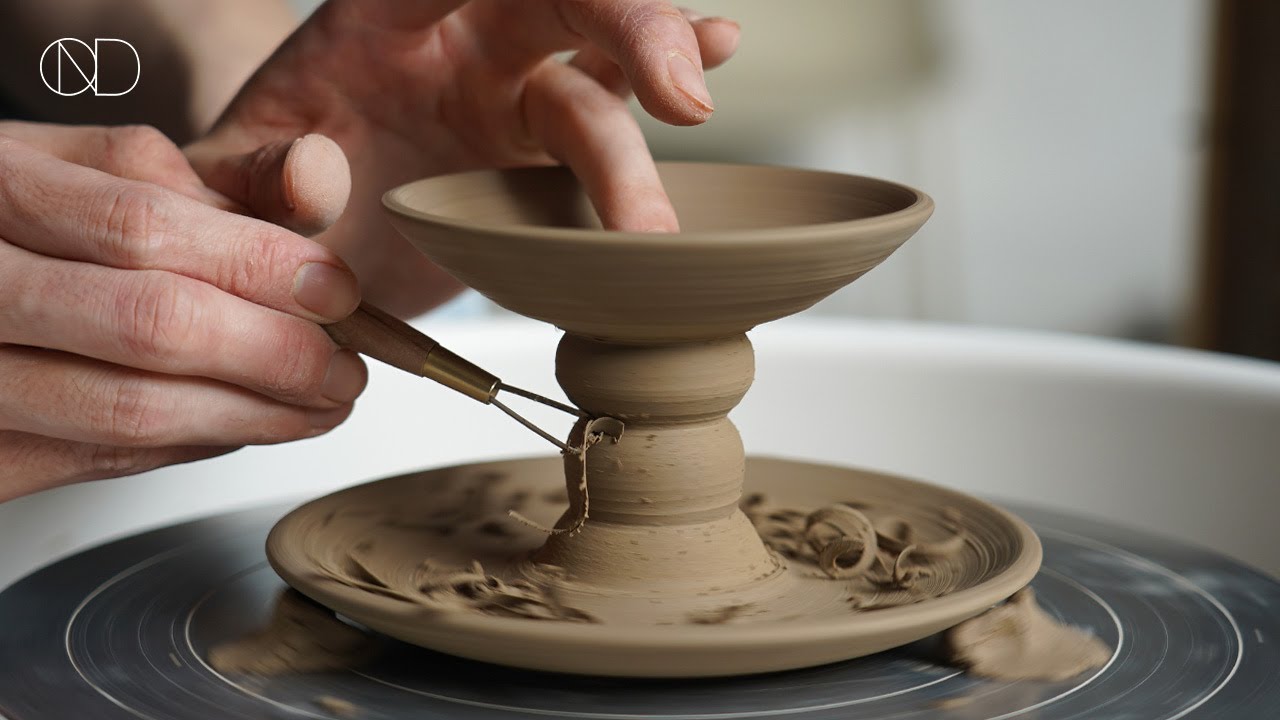 2단 디저트 접시 만들기 : Making a ceramic 2 Tier Plate [ONDO STUDIO]