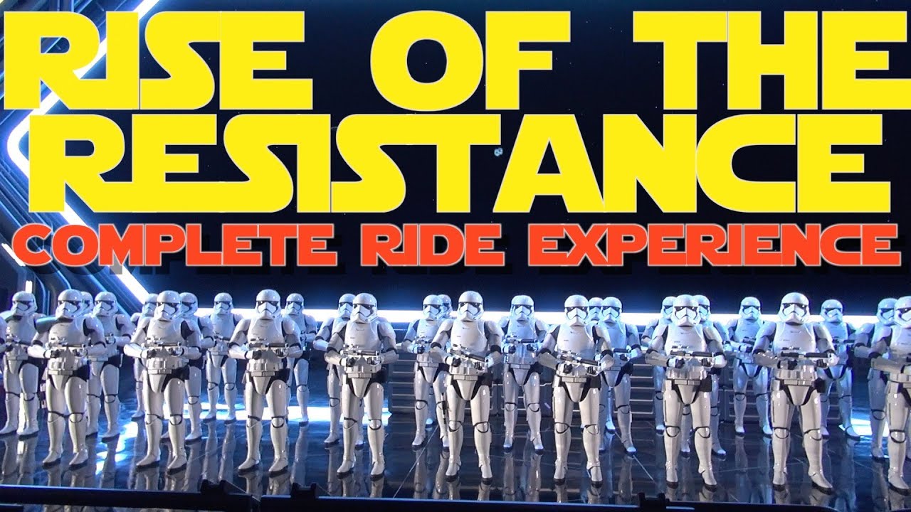 Star Wars: Rise of the Resistance Complete Ride Experience Galaxy's Edge Disney World