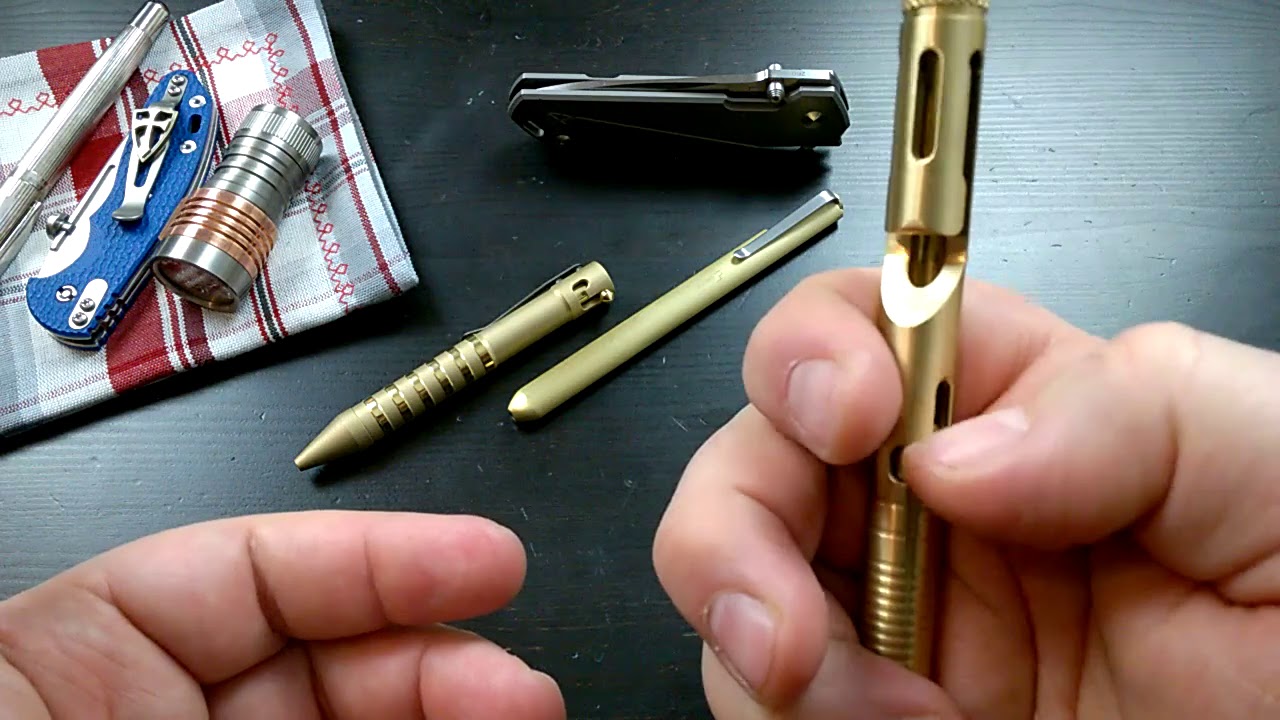 Böker Plus Pens - .45 Cal CID und Rocket Pen Messing Edition