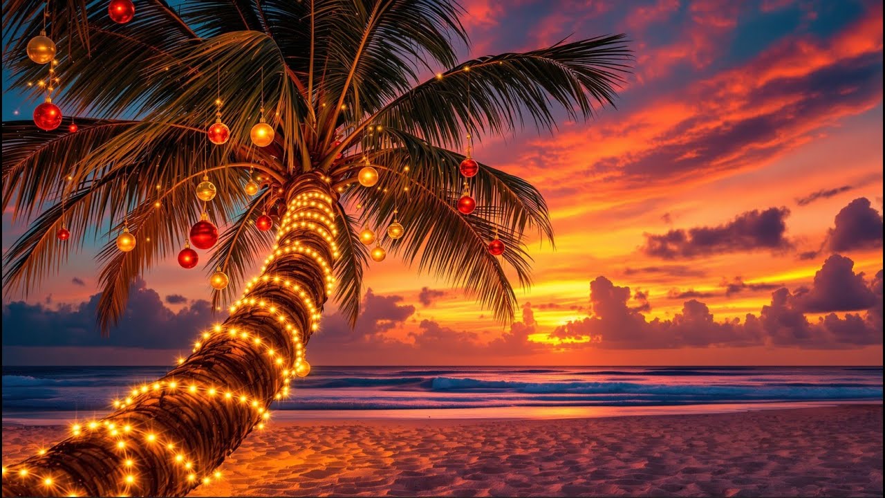 Christmas in Hawaii 🌴 1 Hour Peaceful Island Music to Relax, Unwind & Destress