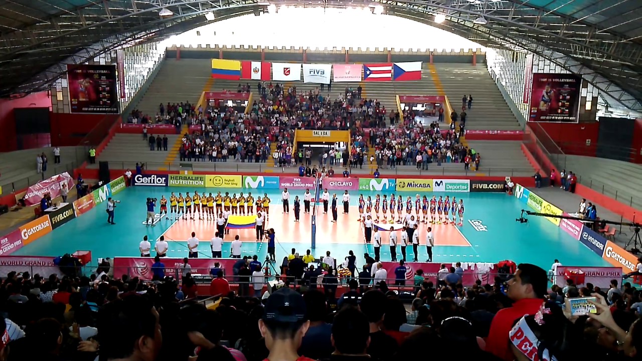 World Grand Prix Chiclayo 2017 - Himnos: Colombia - Rep. Checa