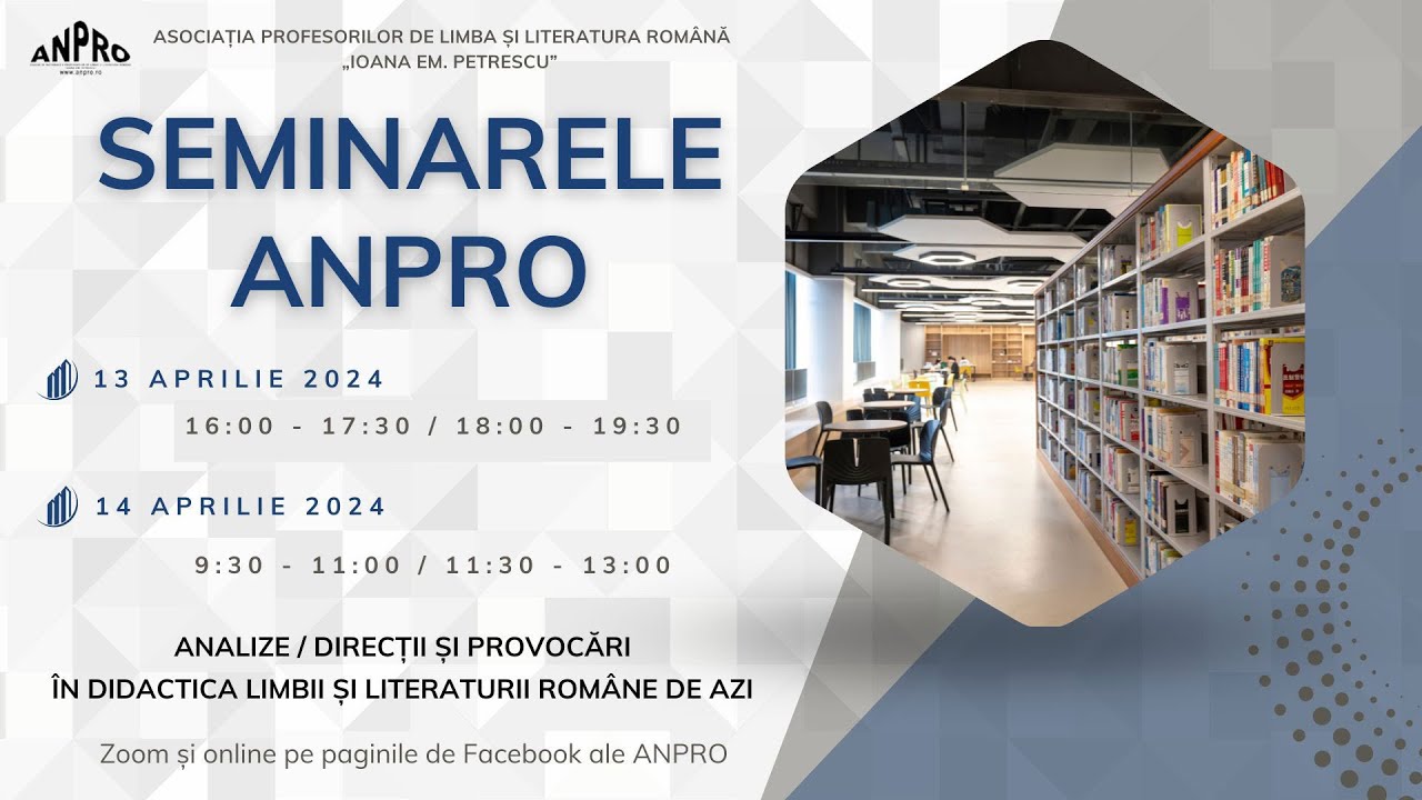 Seminarele ANPRO 2024