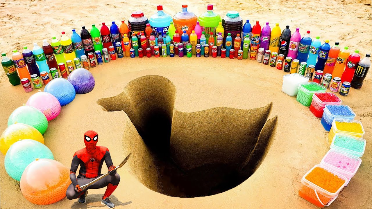Массовое извержение зубной пасты от Duck Pit, Big Mirinda, 7up, Mountain Dew, Pepsi, Fanta, Coca ...