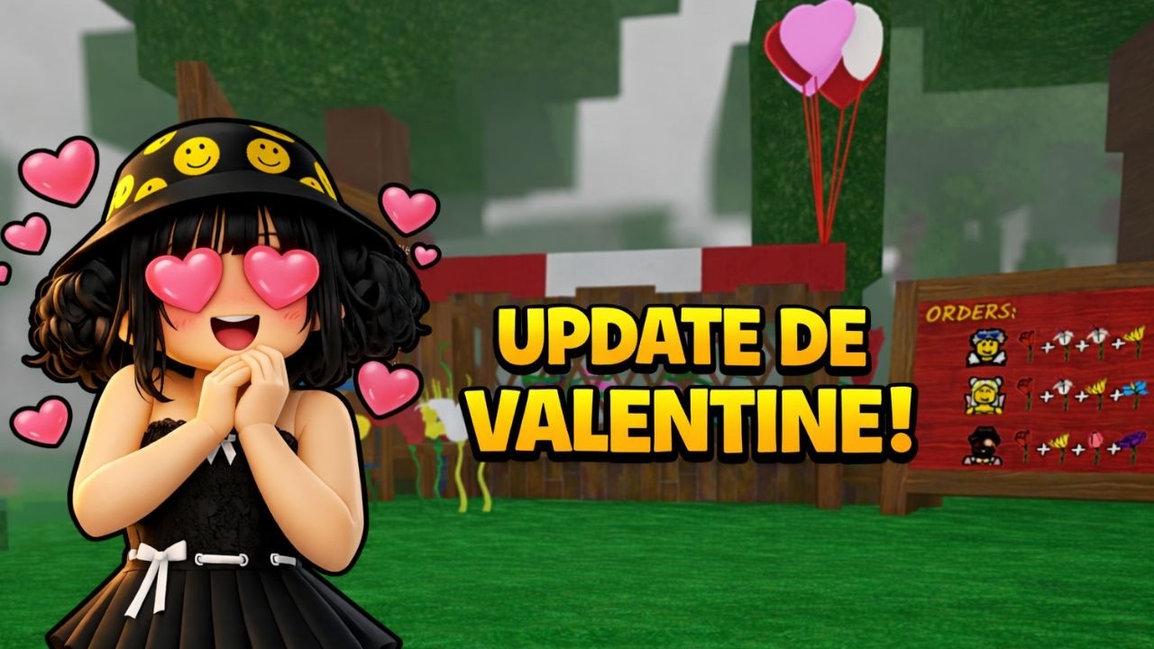 TESTANDO O UPDATE DE VALENTINE NO 99 Noites na Floresta/ ROBLOX! 🌹