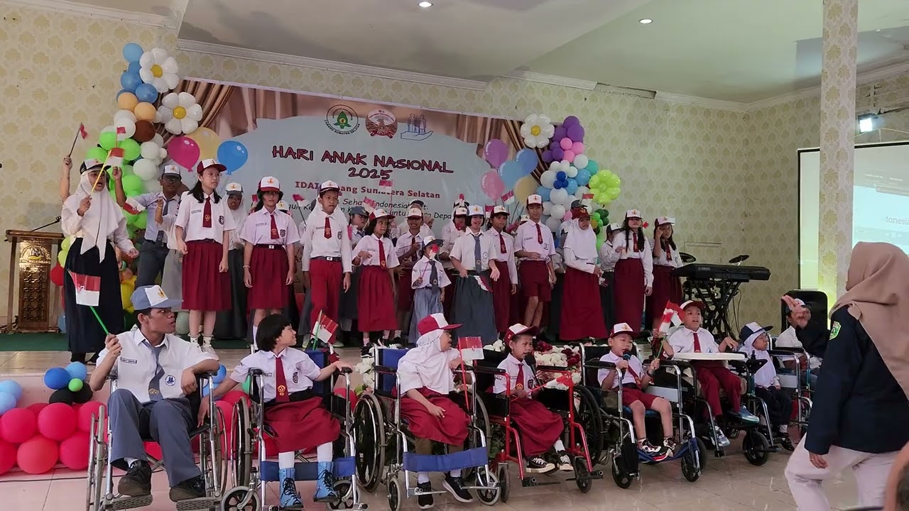 Penampilan anak anak YPAC Palembang, HAN 2025