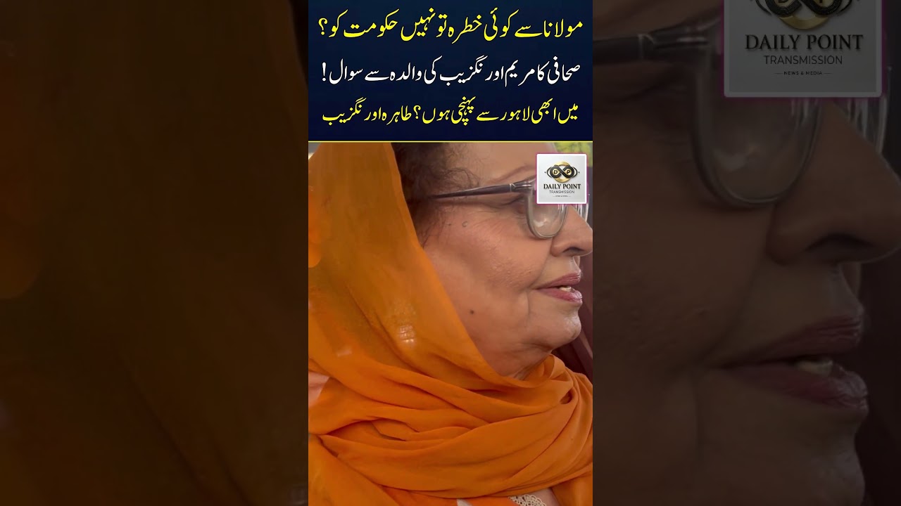 Maryam Aurangzaib Mother about Maulana Fazlur Rehman #pmln #pti #juif