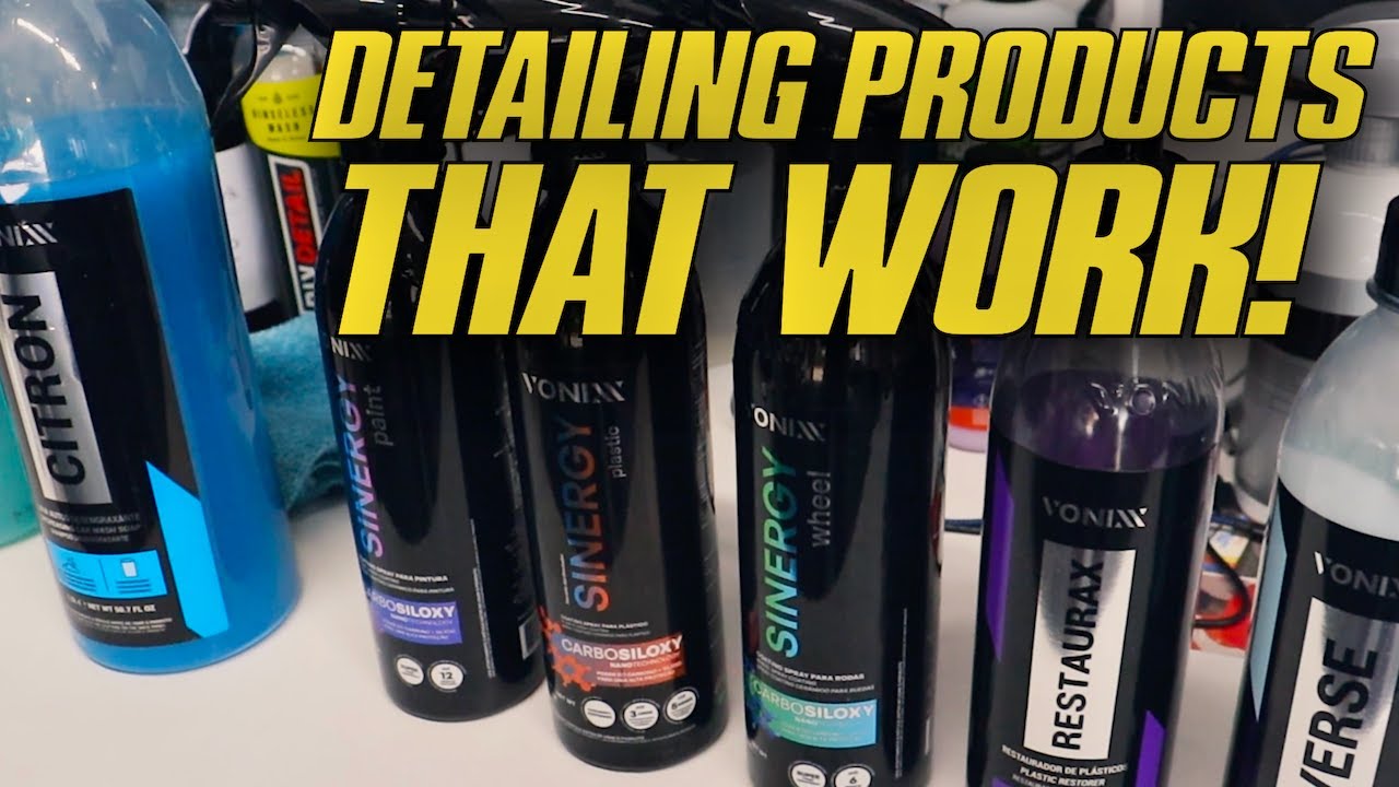 Detail Your Own Car With THESE Products! #vonixx