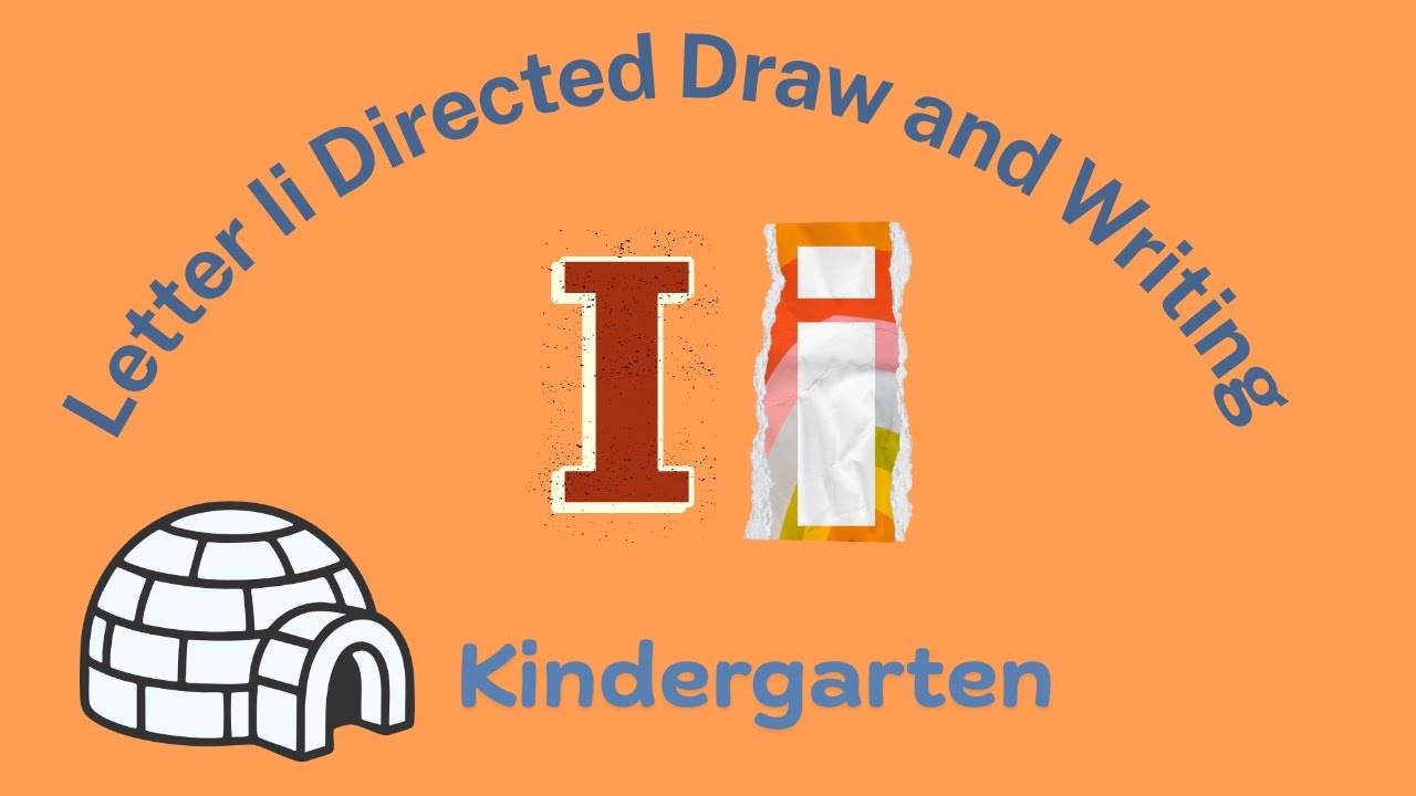 Letter Ii Directed Draw and Writing for Kinders!